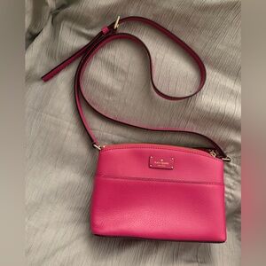 Kate Spade Fuchsia Crossbody Bag Gently Used